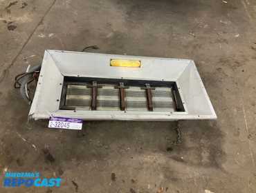 American Infra-Redgas fired radiant heater, natural gas, unknown model, measures approx 37” x 19”...