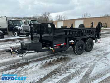 2026 Quality Steel 12' Tandem Axle Dump Trailer