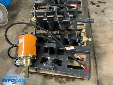 New LandHonor Hydraulic Auger Skid Steer Attachment, Universal Quick Attach, Model SAD-12-13C, 2”...