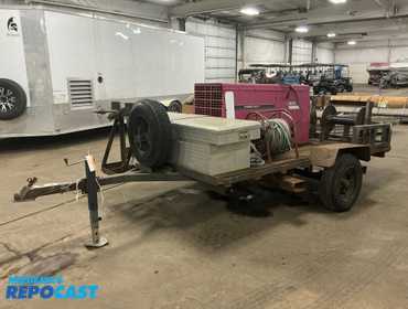 Lincoln Electric Ranger 300 D Welder/Generator Mounted on Single Axle Trailer, 5,806 Metered...