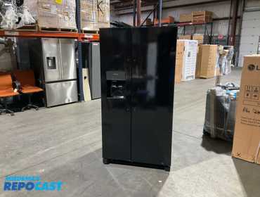 Frigidaire  25.6 Cu. Ft. Side-by-Side Refrigerator with EvenTemp Cooling System - Black Model:...