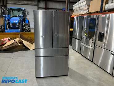 CAFE 28.7 Cu. Ft. 4-Door French Door Smart Refrigerator with Dual Dispense Autofill Pitcher -...