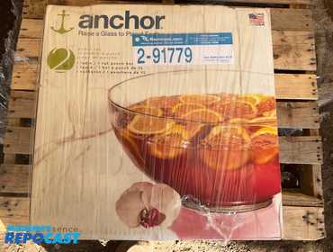 (1) Punch Bowl and (60) Punch cups