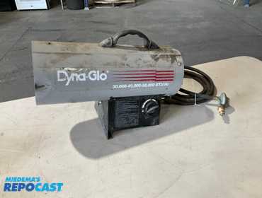 1- Dyna Glo Portable Propane Heater- came from a working environment  (MOW1)