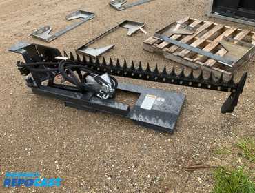 New Wolverine Model SBM-12-72W Sickle Bar Mower Skid Steer Attachment, 16-20 GPM, 400 lbs, 72"...