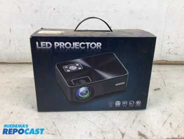 Small Silver 1080P HD LED Projector