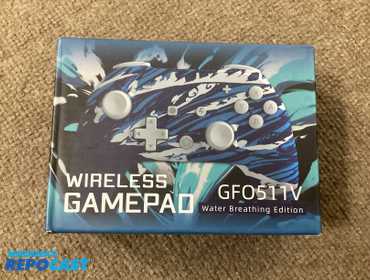 New Gefunon wireless game controller. Model GF0511V. Water breathing edition.[Flawless...