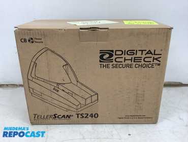 Digital Check TellerScan TS240 - 30V, 1.5 Amps, 45 watts, serial#: 71224562266 - includes manual