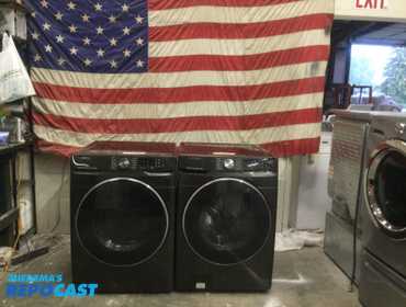Samsung STEAM Front Load Washer and Electric  STEAM  Dryer  Set  Energy Star High Efficiency ...