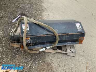 42” Rototiller for a Toro Dingo mini skid steer, has hydraulic hoses with quick couplers, offset...