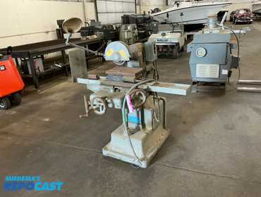 Gallmeyer and Livingston Co. No. 15 Surface Grinder, 6”x13” magnetic chuck, 3 phase, Works