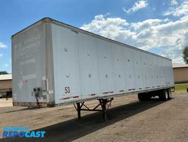 2000 Wabash 53’ Dry Van Semi Trailer 1JJV532W1YL553753