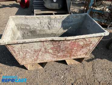 Metal Container Approximately 23”x47.5”x24.5” BANK SEIZED