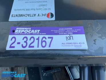 New JCT Skid Steer Bale Spear 43” Tines Universal Quick Attach