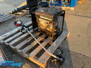 Skid includes: Generac L2400 120 Volt AC 60 Hz w/ 5hp I/C industrial/commercial engine 8906-0...