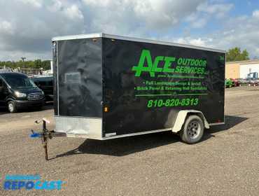2019 Interstate 12’ Single Axle Enclosed Trailer