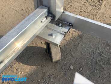 Aluminum Industrial Cart measuring 53” x 52” x 36”