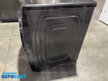 Samsung  7.5 Cu. Ft. Stackable Gas Dryer with Sensor Dry - Fingerprint Resistant Black Stainless...