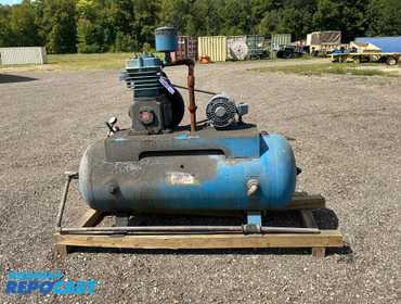 Curtis Air Compressor, Dayton 10hp 208-230/460 volt 3 phase motor, Curtis Compressor, tank is...