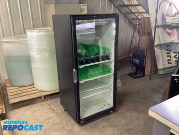 QBD Cooling Systems Glass Door Refrigerator, Model:DC10HB, 120 volt single phase, S/N:...