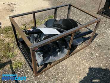 New CFG Industrial / Mower King Model SSECAG-Y Auger Skid Steer Attachment, comes with 6”, 12”,...
