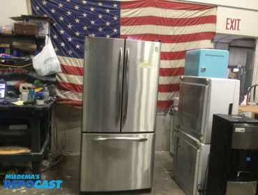 GE black and stainless profile french door  refrigerator energy star high efficiency Refrigerator: French Door / Bottom Freezer,