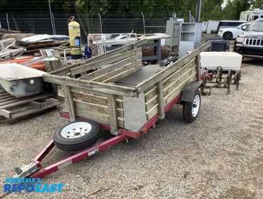 Wooden/Metal Trailer Bed is Approximately 52”x96” Ball 1-7/8” Class 1 Capacity 2000lbs 