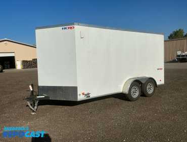 2023 Bravo 7x14 Hero Tandem Axle V-Nose Enclosed Trailer