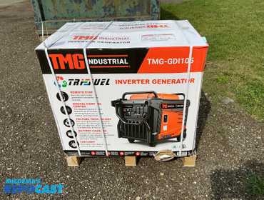 New TMG Industrial Tri-Fuel Inverter Generator, 8,500 Max Running Watts, 120/240 Volt Output, Can...