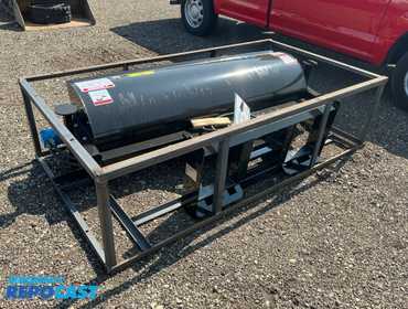 New AGT / Mower King Model SSAB72 72” Rotary Broom Skid Steer Attachment, Universal Quick Attach,...