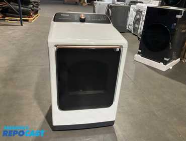 Samsung  7.4 cu. ft. Smart Electric Dryer with Steam Sanitize+ in Ivory DVE55CG7500EA3