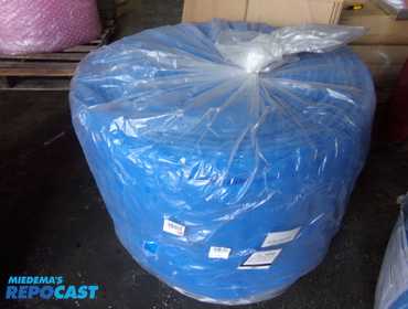 New Merv-7 air filter roll, 24" nominal ht, 135' nominal width, merv7, polyester, blue/white, 24...