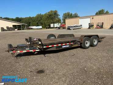 2018 Sure-Trac 20’ Tandem Axle Manual Tilt Equipment Trailer