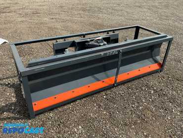 New TMG Industrial 86” Plow Blade Skid Steer Attachment, Universal Quick Attach, Hydraulic Angle,...