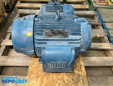 WEG 20HP Inverter Duty Industrial Motor - model no. 07DEZ2015 1030648052