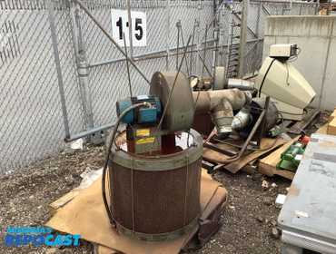Mistkop company Industrial mist/dust collector, has a WEG 208-230/460 volt motor