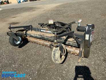 2017 Harley by Paladin MX7 Power Box Rake Skid Steer Attachment, 84” Path, Hydraulic Angle,...