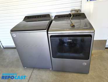 Whilrpool washing machine and electric dryer. Washer Model wtw5100hc0 and Dryer Model wed5100hc1....