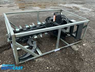 New JCT Trencher Skid Steer Attachment, Universal Quick Attach, Approx. 36” Trench Depth and 8”...