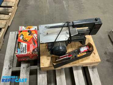 Sears Craftsman 16" Scroll Saw, Direct Drive, Cast Iron Base, 2" Max. Cut, Drill, Chisel &amp;...