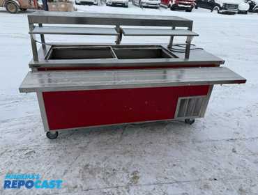 Delfield refrigerated salad bar. Came from working environment. Model scan-60-b