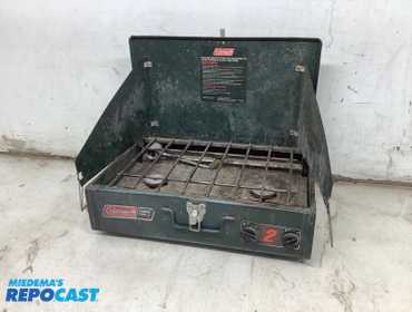 Coleman 2 burner propane stove 