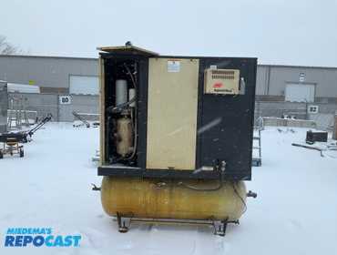 3 phase 25hp Ingersoll screw compressor model #IRN25H-CC