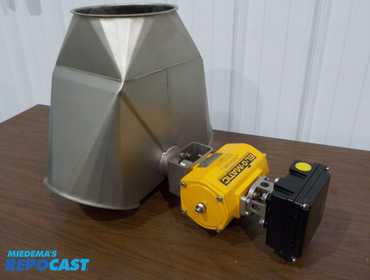 NEW 8" EL-O-MATIC DIRECTIONAL GUIDE, STAINLESS STEEL, FOOD GRADE