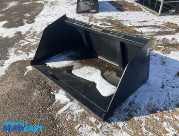 New Tomahawk 60” snow/mulch skid steer bucket, welded on high carbon cutting edge, skid steer...