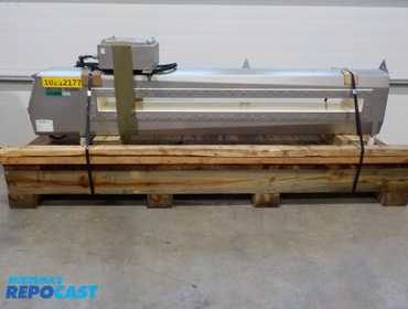 METTLER TOLDEO SAFELINE METAL DETECTOR, 58" WIDTH X 12" WIDE X 3" TALL, MODEL V4, POWER BOX,...