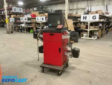 Heavy duty hunter P611 wheel alignment machine with tarp 