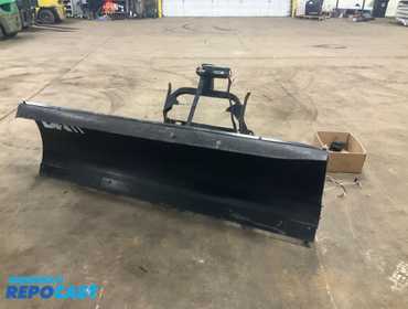 DK2 Storm II 84” x 22” straight blade snowplow for SUV/mid-size pickup, electric winch raise...