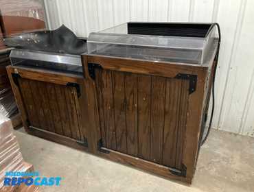 (1)  Southern Case Arts model SAR, 208-230 volt refrigerated 2-section display case.  Total...