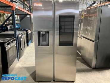 Samsung RS27T5561SR 26.7 cu. ft. Side-by-Side Smart Refrigerator with 21.5" Touch-Screen Family Hub